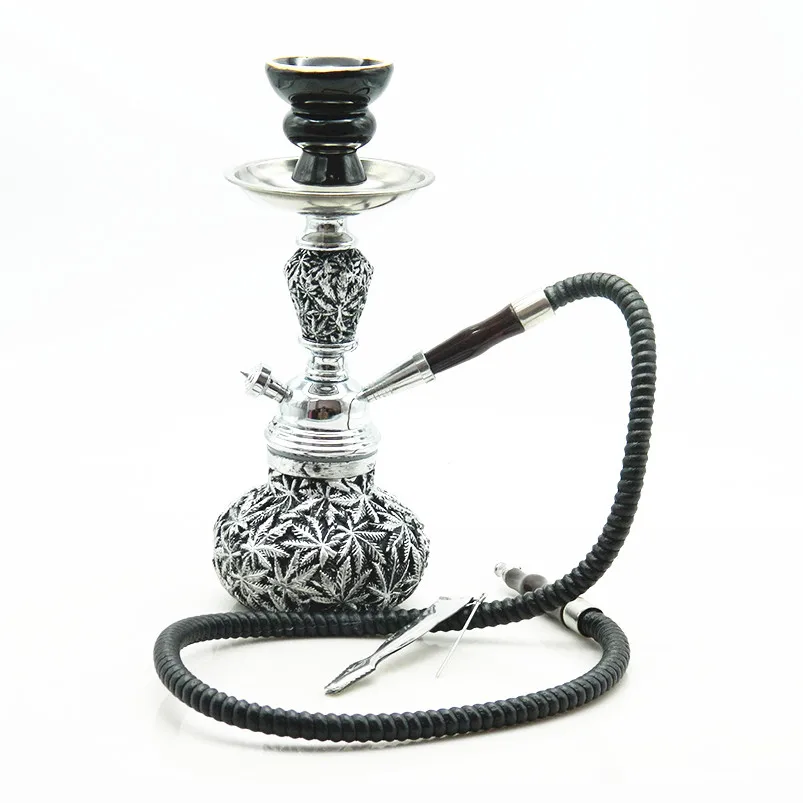 Прочный черный металлический табачный кальян 1 шт. трубка для курения травяной