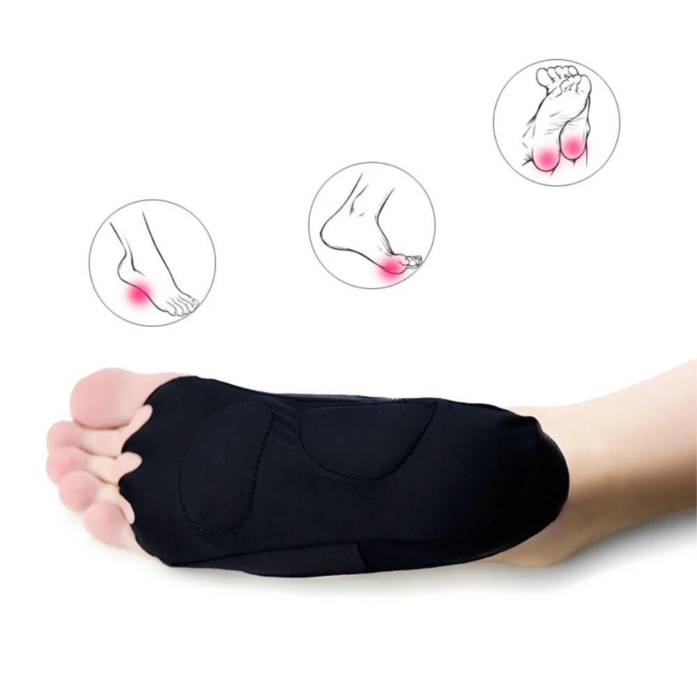 Fashion Women Foot Care Massage Toe Socks Five Fingers Fish Mouth Leaking Compression Boat Dancing Hosiery|Носки| |