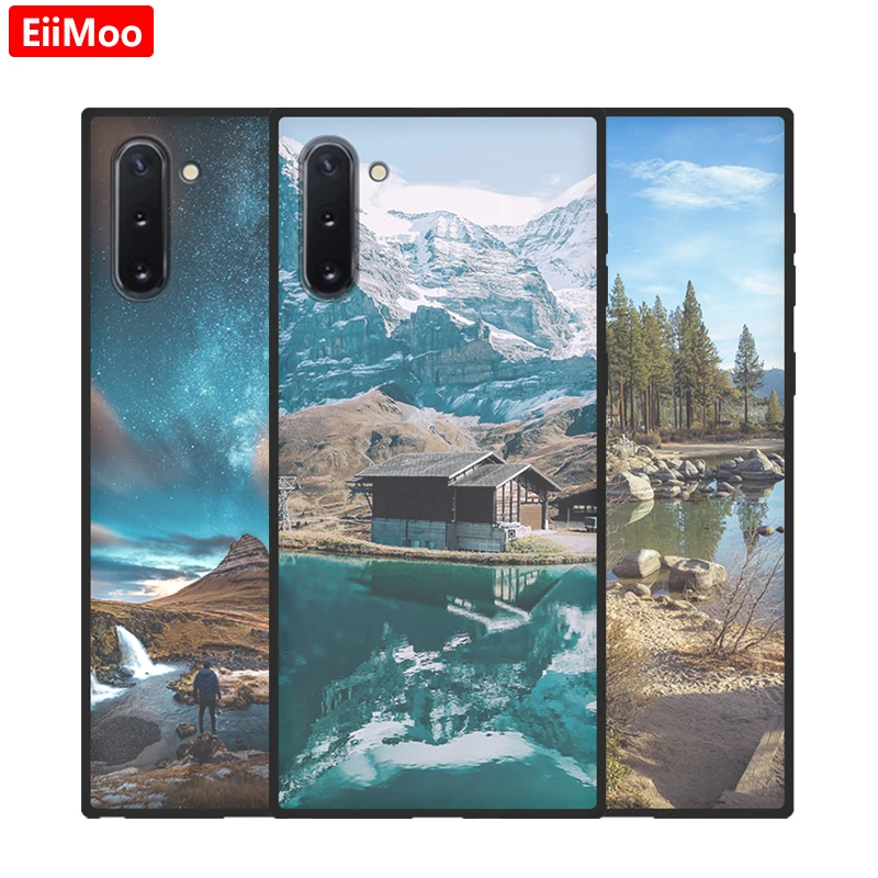 Чехол EiiMoo для телефона Samsung Galaxy Note 10 Силиконовый Модный мягкий чехол накладка с