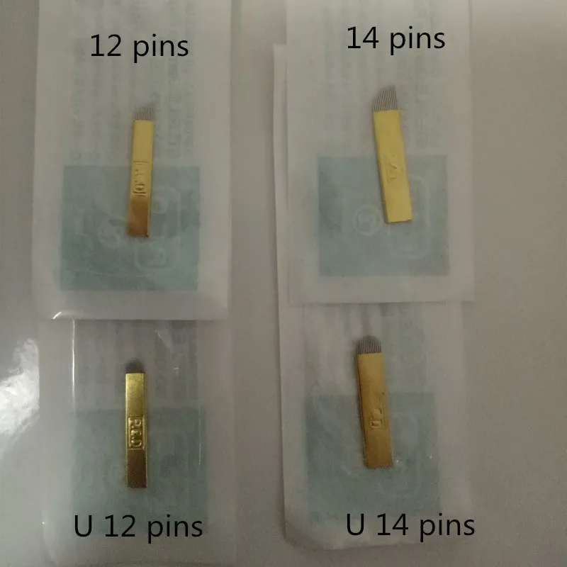 50 шт. тату иглы для бровей 12 контактов 14 контактов|needle for sewing machine|package spaceneedle box |