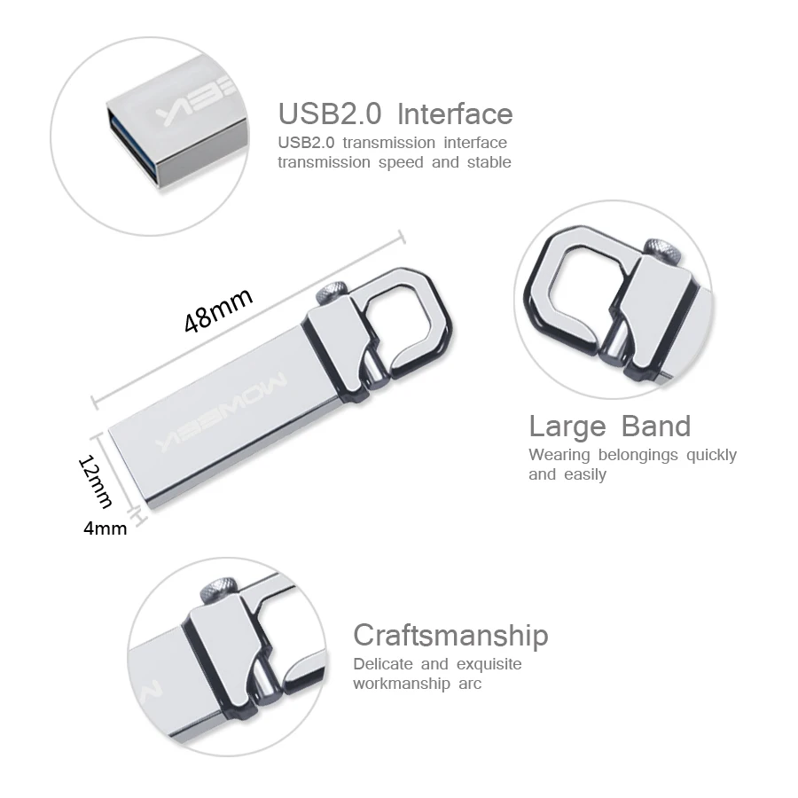 Moweek M16 2016 Распродажа cle металл usb флэш накопитель 4/8/16/32/64 ГБ U диск флешки