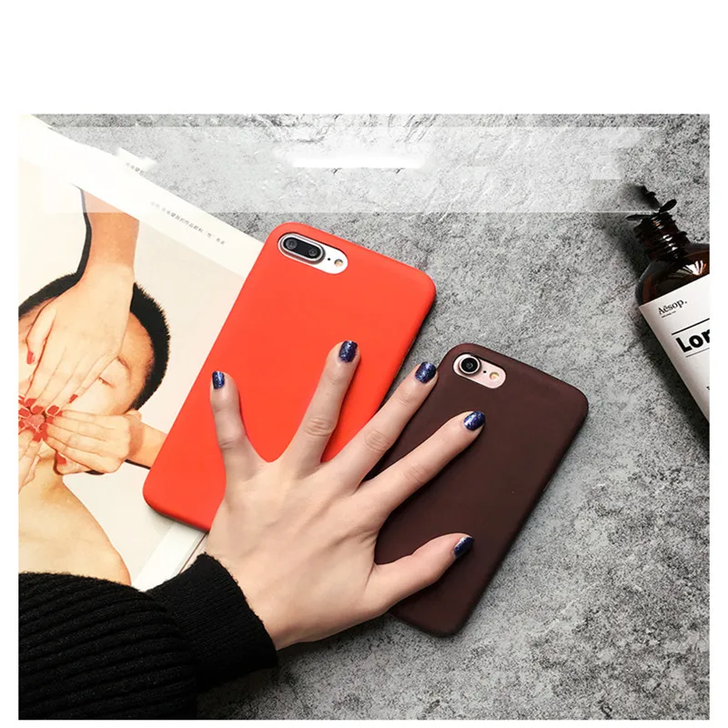 Новый чехол DIY для iPhone 6 s забавная мягкая Матовая силиконовая крышка корпус 7 8 Plus