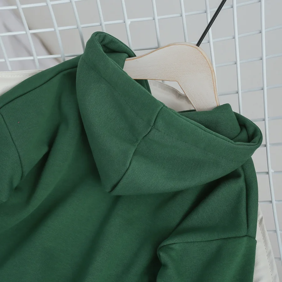 Fashion Hooded Hoodies Newborn Infant Baby Girls and Boys Letter Printed Long Sleeve Sweatshirt Tops Hoodie Clothes | Детская одежда и