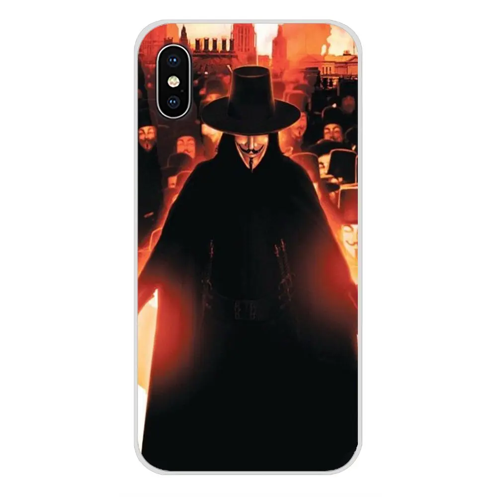 Аксессуары для телефона Чехлы V Vendetta Маска Xiaomi Mi4 Mi5 Mi5S Mi6 Mi A1 A2 5X 6X 8 9 Lite SE Pro Max Mix 2 3 2S |