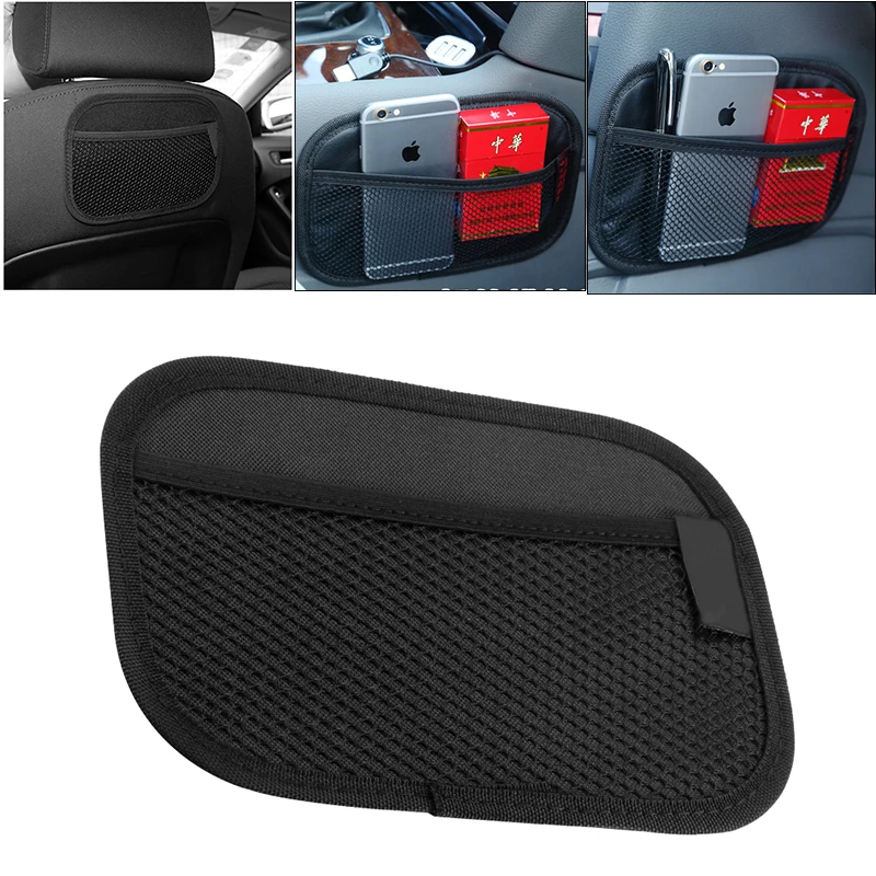 

Car Styling Auto Interior Accessories Car organizer Stowing Tidying Car Storage Net Bag Pocket Stowing Tidying Phone Holder