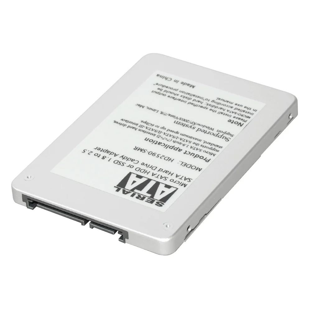 DeepFox 1 8 дюйма Micro SATA до 2 5 жесткий диск Caddy адаптер HDD SSD корпус для жесткого диска