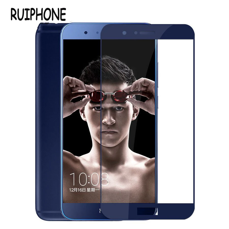 Закаленное стекло Honor 8 Pro защита для экрана Huawei honor V9 полное покрытие 5 7 дюймов Hauwei