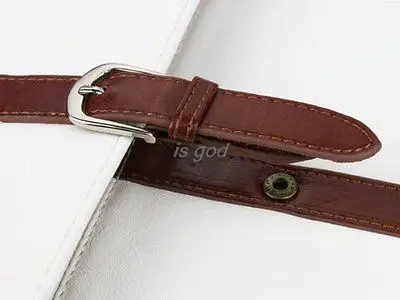 White Luxury Button Belt Smart Leather Case Cover Stand for New iPad 2 3 4 Gen | Компьютеры и офис