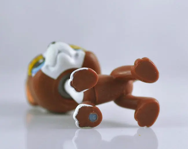 Littlest Pet коричневая и белая большая собака Dane детская фигурка девушки игрушка