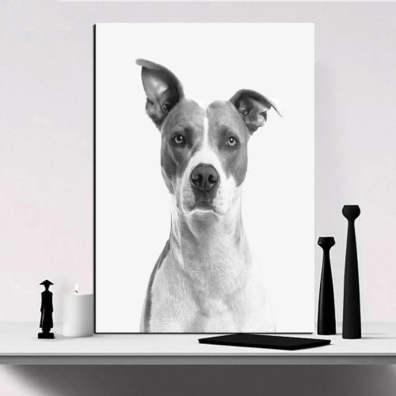 Картина маслом в виде животных картина с изображением yhound черно белого цвета