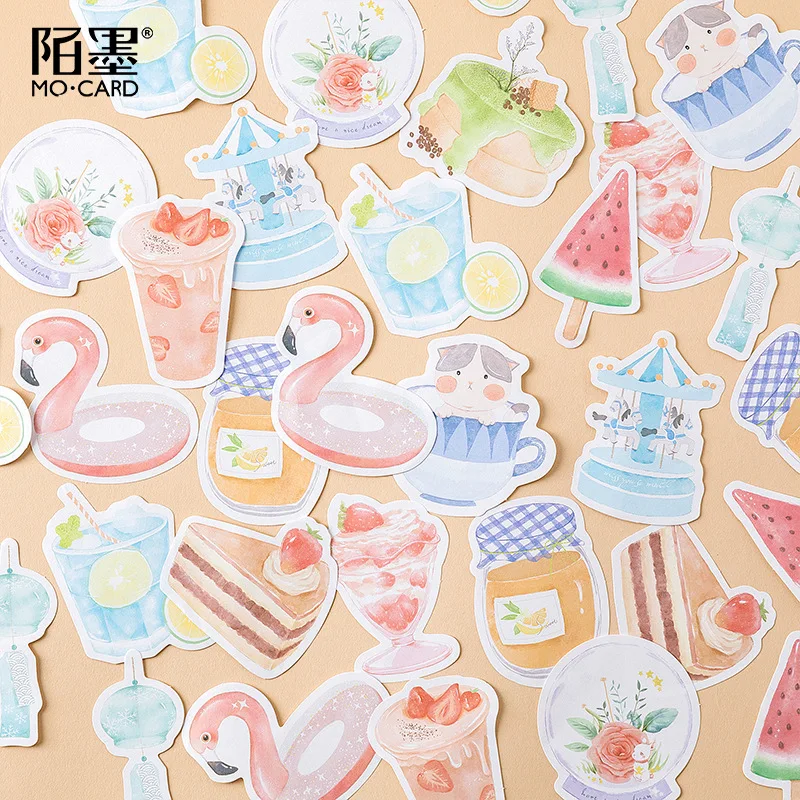 Стикеры Kawaii с клубничным напитком/консервами/едой липкая бумага для заметок