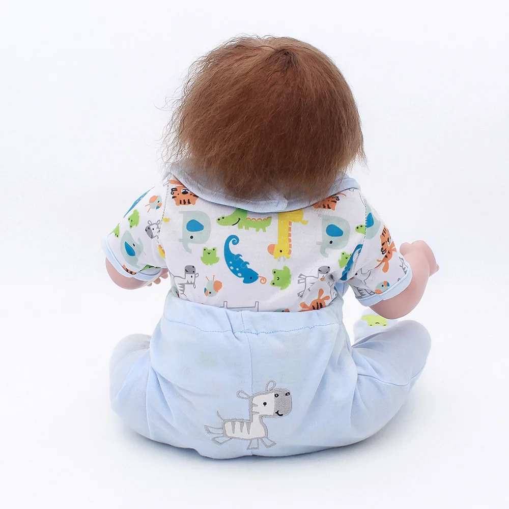Куклы DollMai Bebes reborn boy 20 &quotМягкие силиконовые куклы baby для детей подарок play house toys