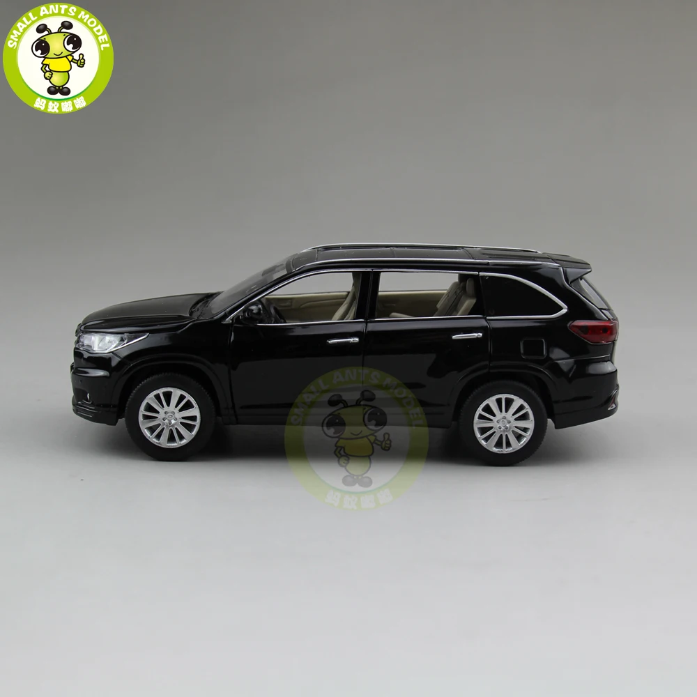 1/32 JACKIEKIM Highlander литая под давлением Металлическая Модель автомобиля игрушки для детей Детское звуковое освещение Вытяните назад Подарки