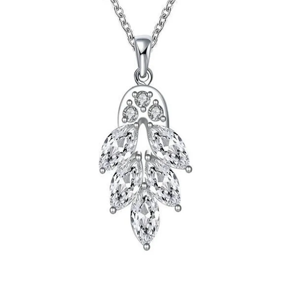 925 стерлингового серебра colorNecklace AAA CZ цирконием льда ожерелье с подвесками-кубиками, для женщин, цепочка, ожерелье-колье-чокер