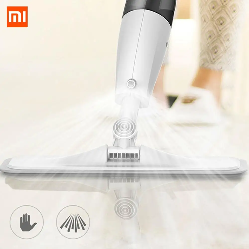 Xiaomi Deerma спрей Швабра 360 градусов вращающийся ручной Mijia швабра с функцией распыления воды домашняя Чистящая кисть для уборки пыли