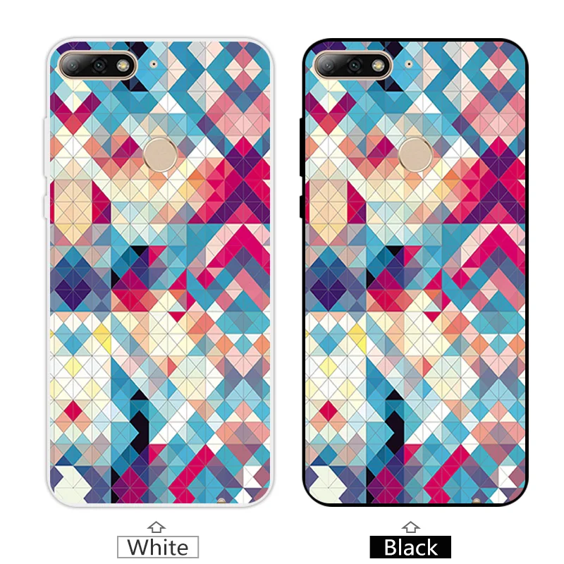 5.99 inch TPU for Huawei Y7 Prime 2018 Phone Fitted Pink Case Enjoy 8 / Nova 2 Lite Silicone Coque Capa Y72017 |
