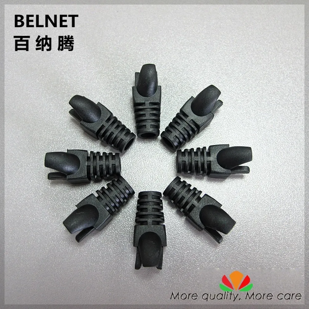 100pcs colorful RJ45 Cap Connector CAT5E CAT6 Plug Ethernet Network Cable Strain Relief Boots RJ 45 plugs Socket boot caps|rj45 cap|network