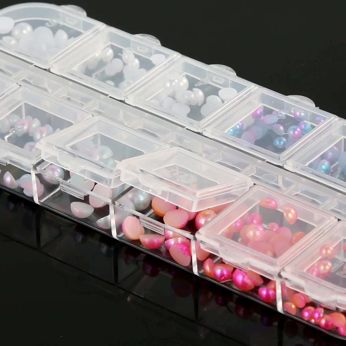 Стразы с блестками для дизайна ногтей блестки смешанный дизайн драгоценных