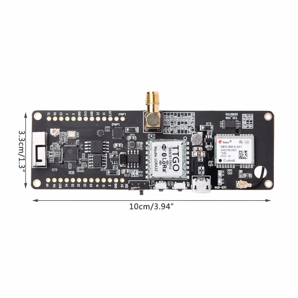 T Beam ESP32 868/915 МГц WiFi беспроводной Bluetooth модуль GPS NEO 6M SMA LORA плата интегральные схемы