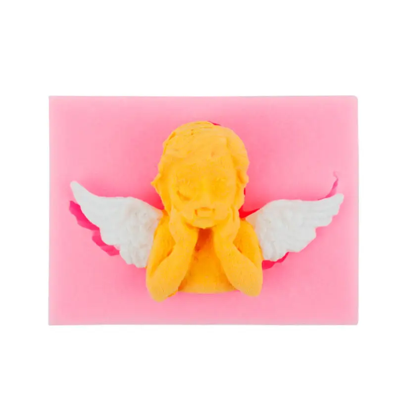 Sugarcraft новейшая рамка ангела силиконовая форма для помадки инструменты украшения