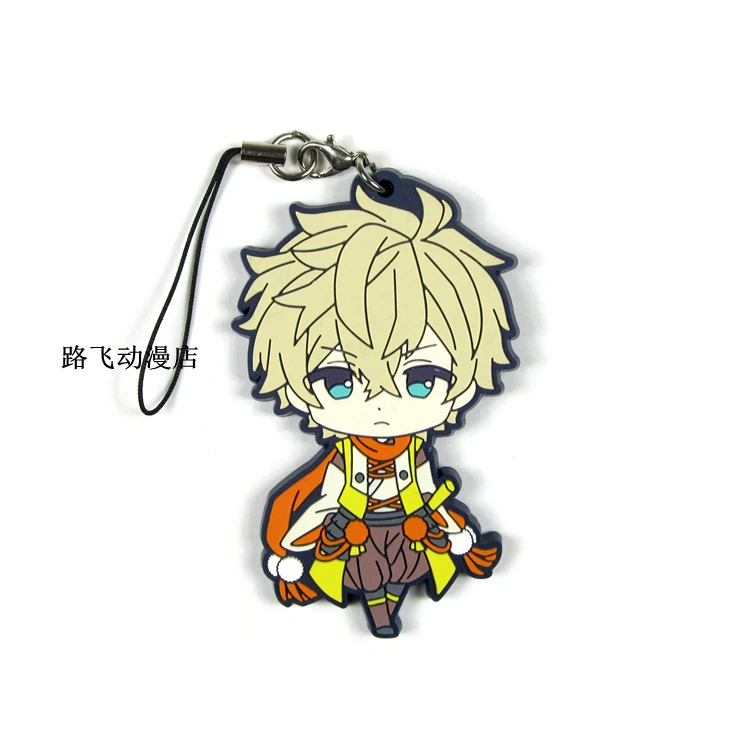 Фигурка аниме Sanada Yukimura модель Hijikata Toshizou Oda Nobunaga Tokugawa Ieyasu резиновый брелок