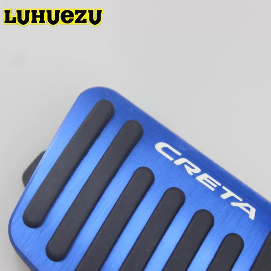 Сменный алюминиевый чехол на педаль тормоза для Hyundai IX25 Creta 2015 2016 2017 2018|pedal cover|brake
