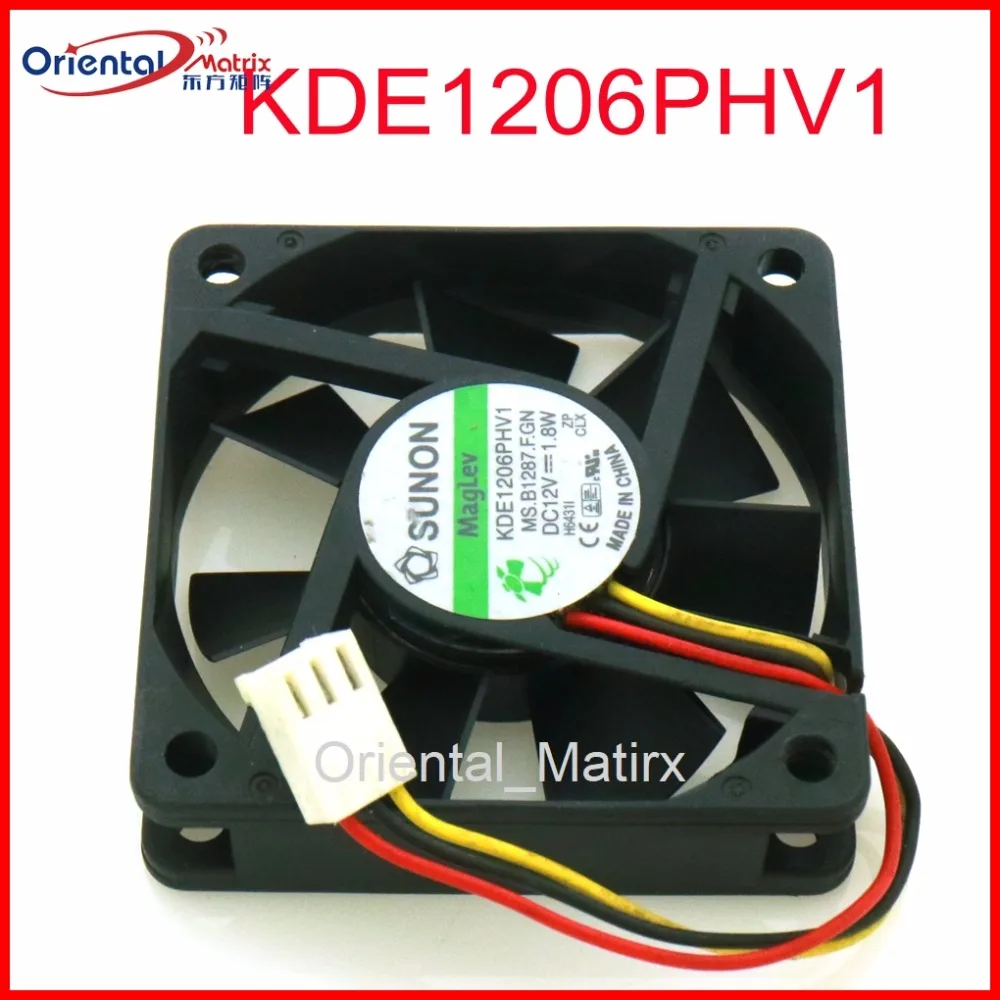 Кулер для процессора KDE1206PHV1 12 В 1 8 Вт 60x60x15 мм|Кулеры и системы охлаждения