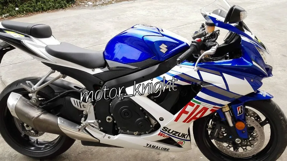 Для Suzuki GSXR600 GSX R750 2008 2011 углеродного волокна боковые панели крышки обтекателей 09