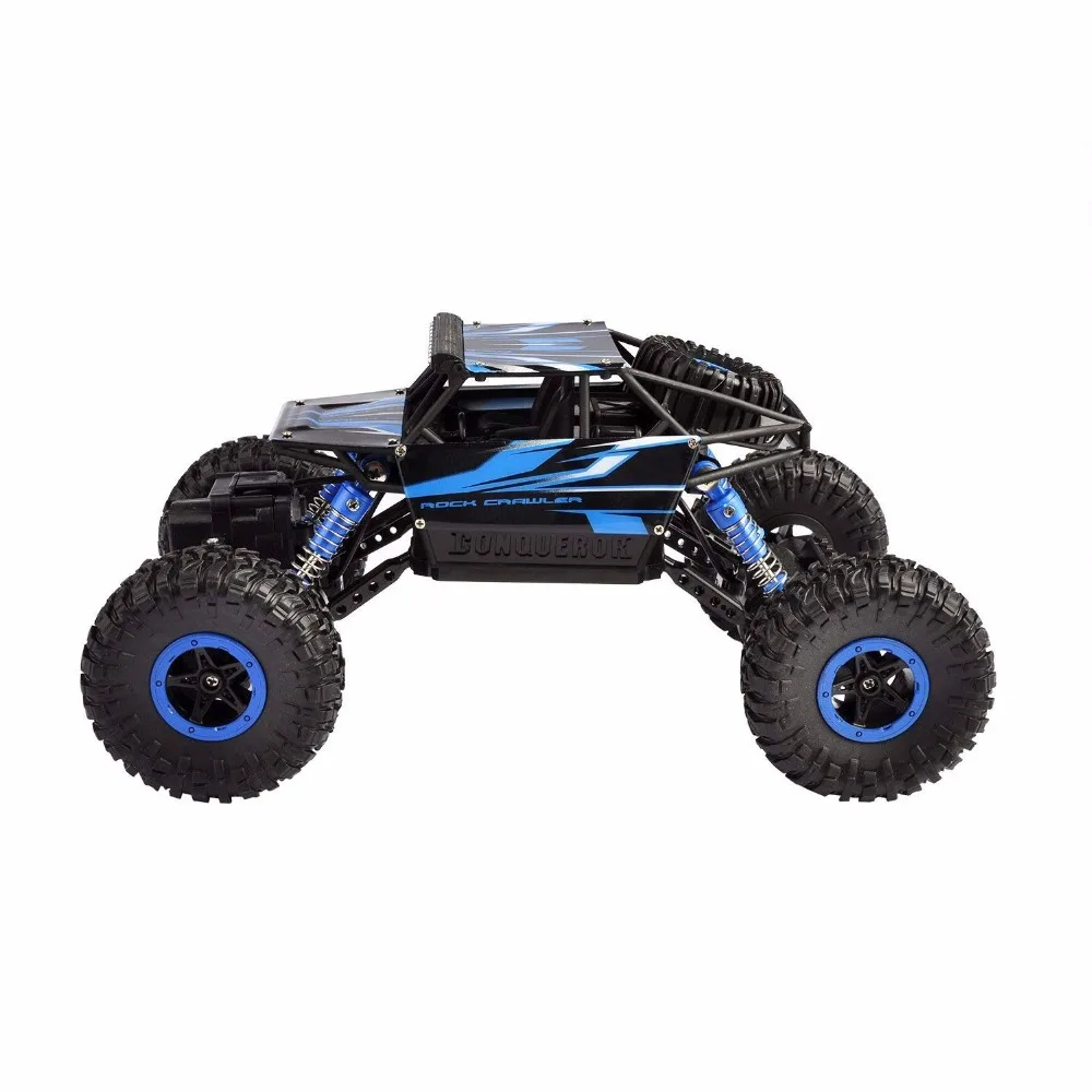 Радиоуправляемая машина с одной батареей 4WD 2,4 Ghz 1/18 Crawlers внедорожник игрушка пульт дистанционного управления автомобиль на радиоуправлении led автомобиль для мальчиков