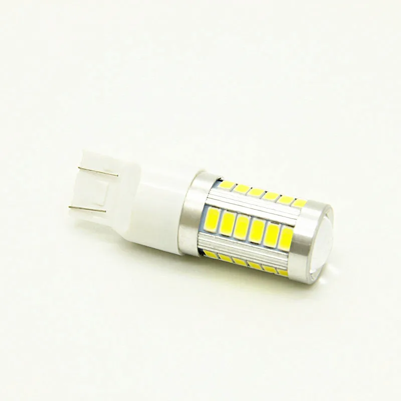 2шт T20 W21/5W 7443 W21W 5630 33SMD светодиодный автомобильный тормозной светильник белая