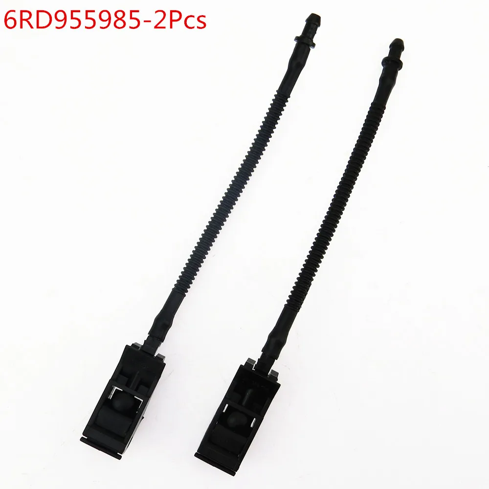 6RD955985-2Pcs Scjyrxs стеклоомывателя форсунки стеклоочистителя спринклерная система для Passat B5 Гольф MK4 Beetle Polo 6RD 955 985 6E0 955 985A 6E0 955 985 A - Цвет: 6RD955985-2Pcs