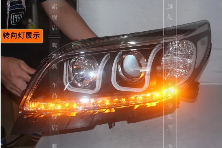 Автомобильная фара doxa 2011 2014 года для Chevrolet Malibu светодиодные фары DRL ходовые огни