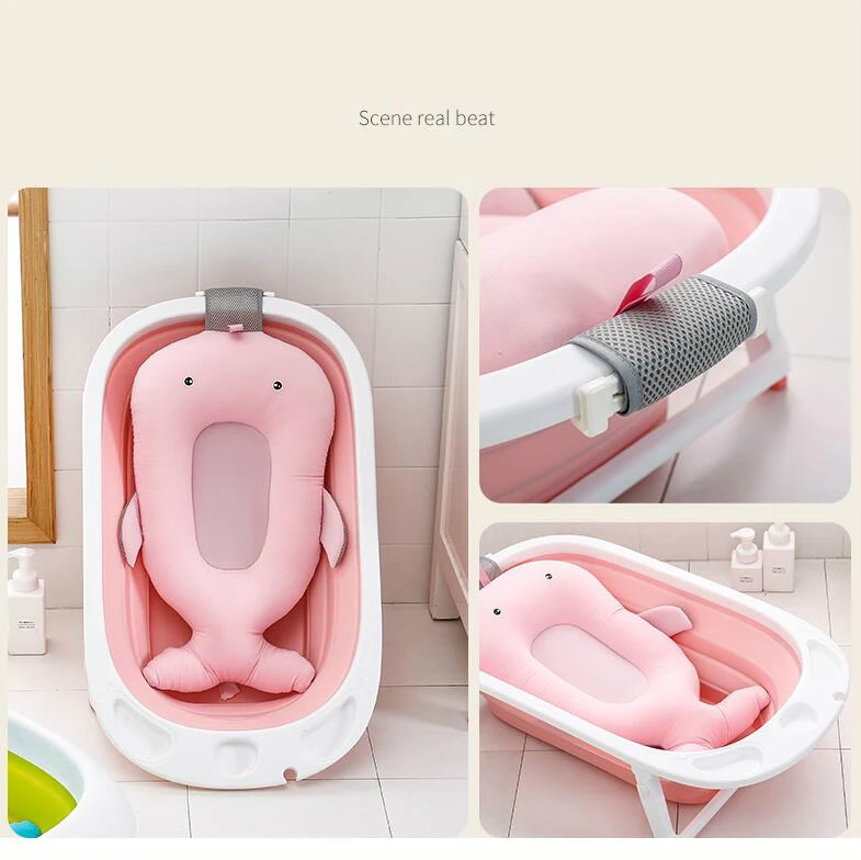 Детская переносная подушка для душа Подушка новорожденного нескользящий Коврик