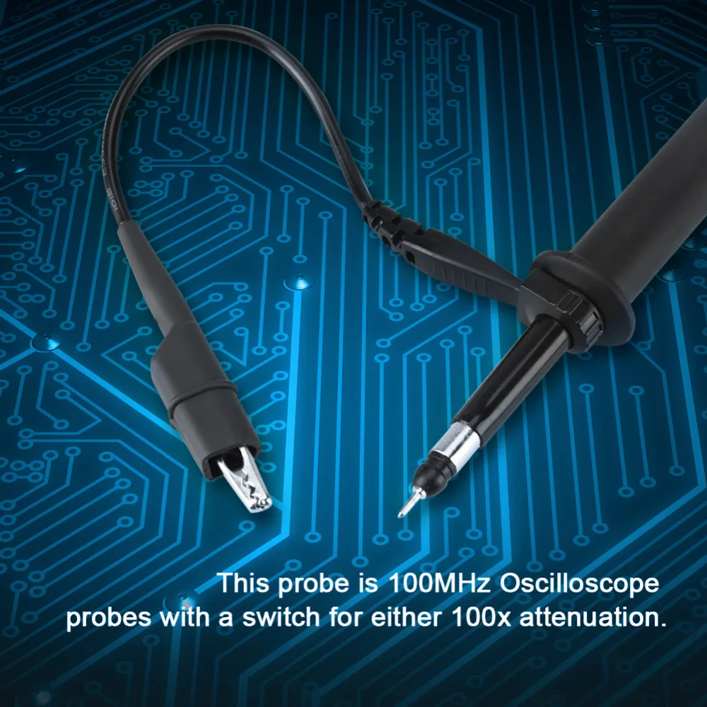 1 шт. P4100 100X высокое Напряжение 2KV осциллограф для исследования со съемной