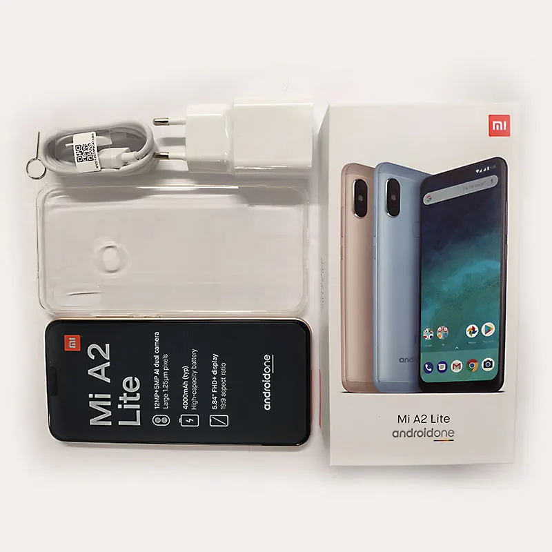 Глобальная версия Xiaomi A2 Lite 3 ГБ 32 Смартфон Snapdragon 625 Octa Core 5 84 &quot19:9 полный экран 12MP +