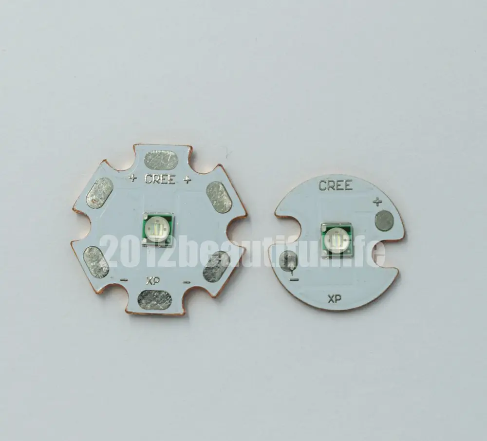 5pcs 3W Cyan 490nm 3535 High Power Led on 16mm 20mm copper pcb