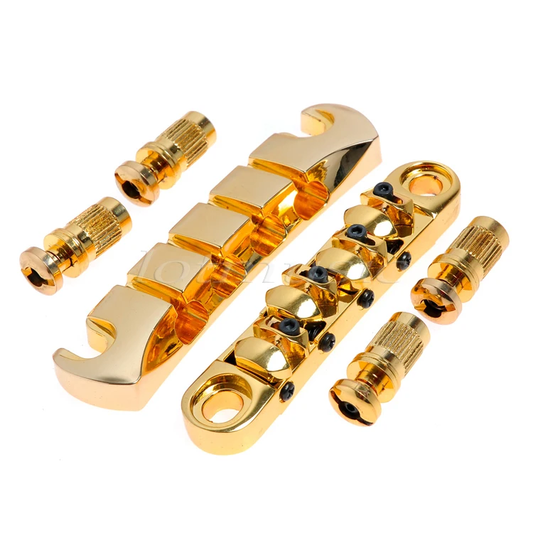 4 шт. клипса для моста задняя часть золото струны со шлицей бас гитары замена|tune o