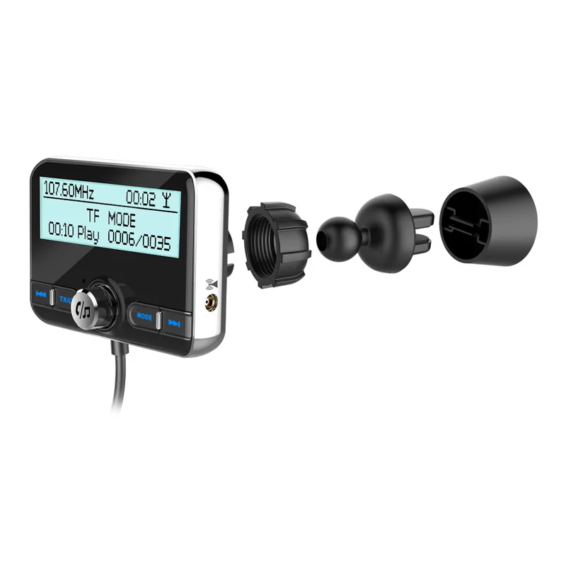JaJaBor FM передатчик DAB цифровой аудио вещания автомобильный радиоприемник Bluetooth