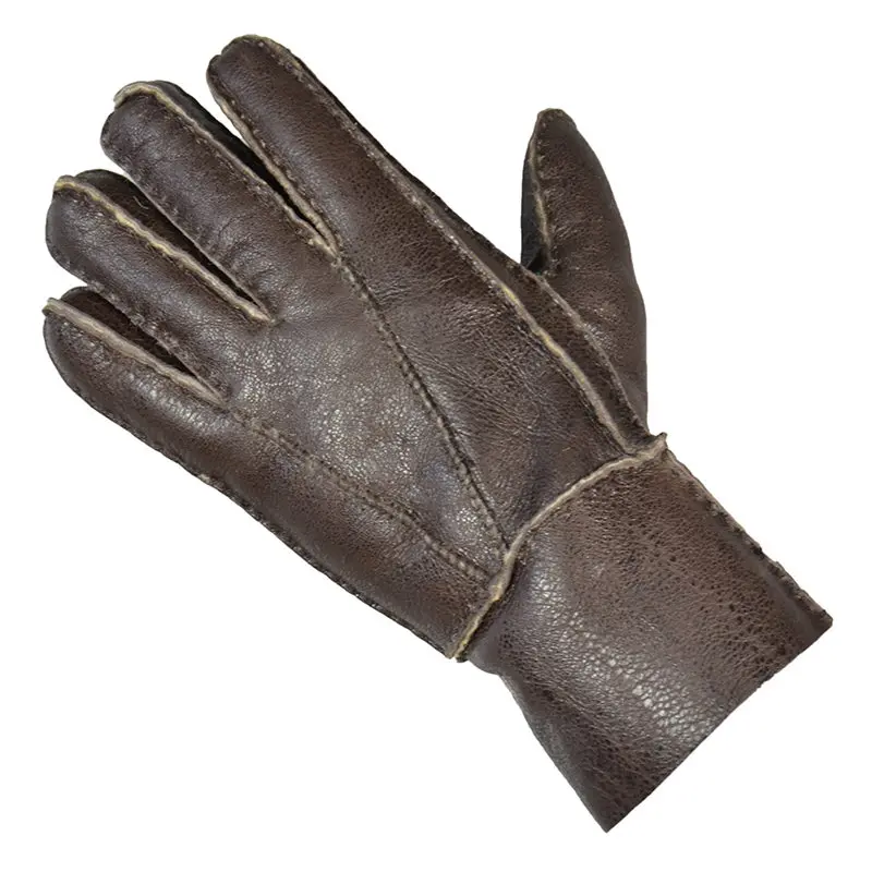 black PUDI GL7021 мужские перчатки из натуральной кожи брендовые новые стильные русские зимние теплые перчатки из натуральной кожи с искусственным мехом - Цвет: black