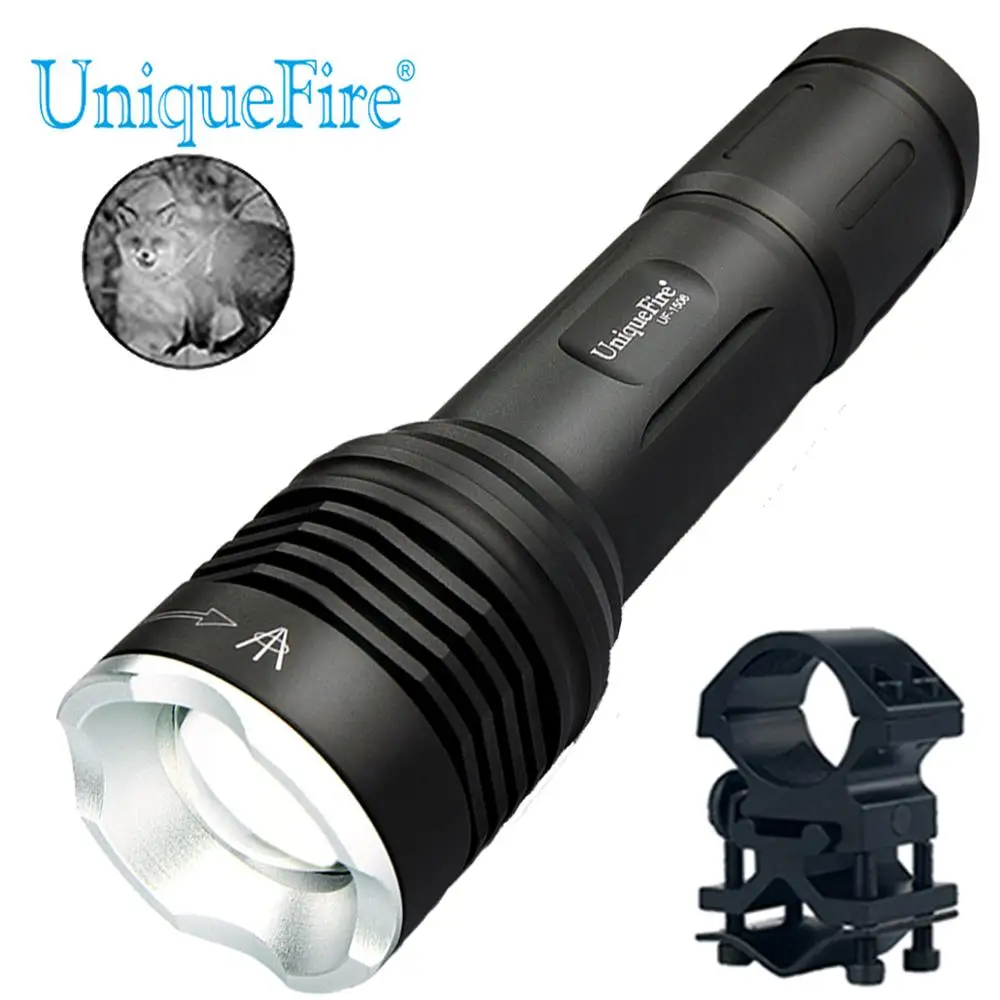 UniqueFire Мини Ночное Видение 1506 IR 850NM светодиодный фонарик 20 мм Лотос тактический