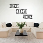 Виниловая наклейка на стену для домашнего кинотеатра, художественный декор, настенные Стикеры