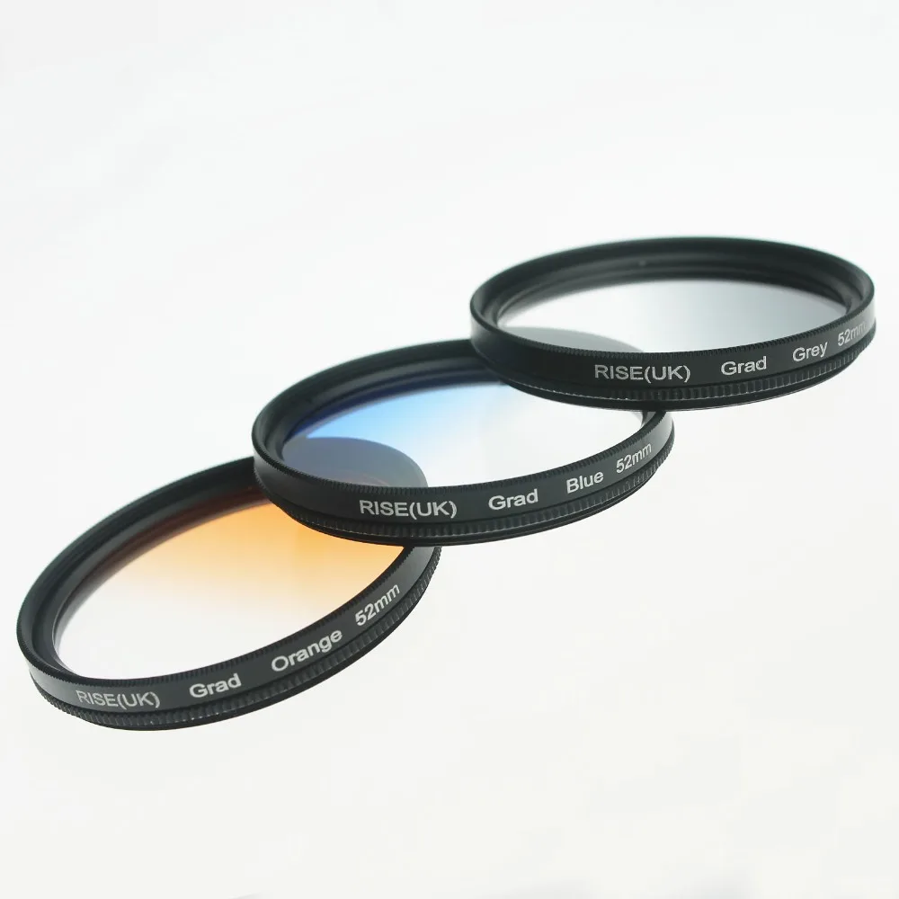 Градиентный цветной фильтр для объектива Canon Nikon новый RISE(UK) 52 мм|filter for canon|lens