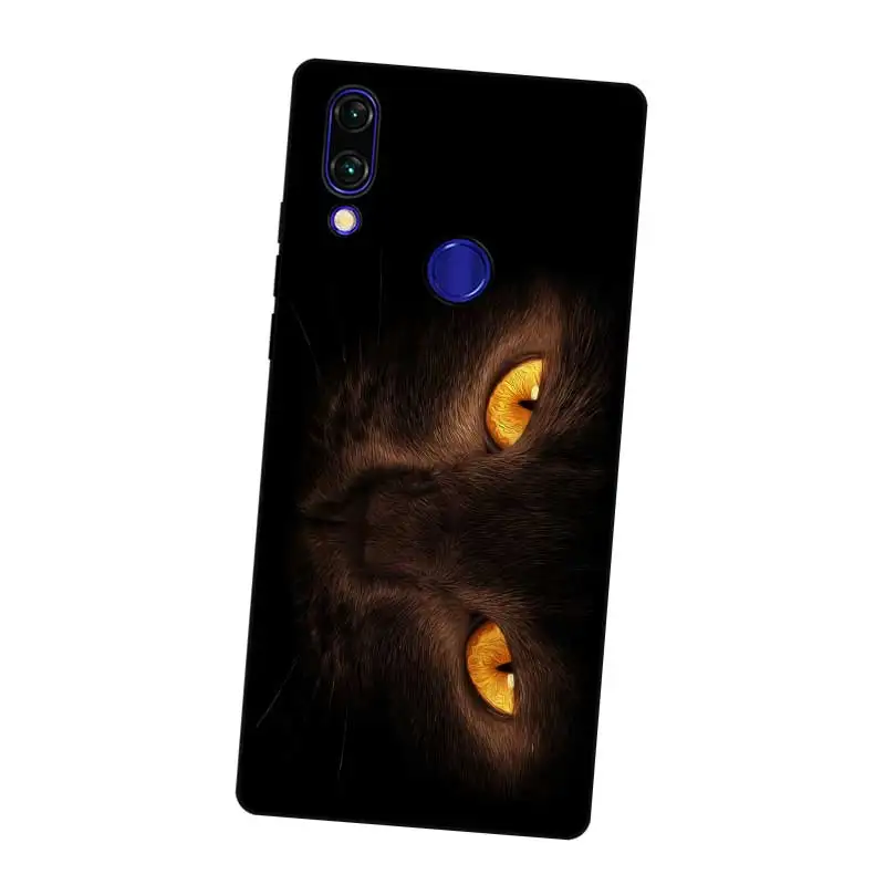 N263 Beautiful Eyes Black Silicone Case Cover For Xiaomi Redmi Note 3 4 4X 5 5A 6 7 Pro Global |