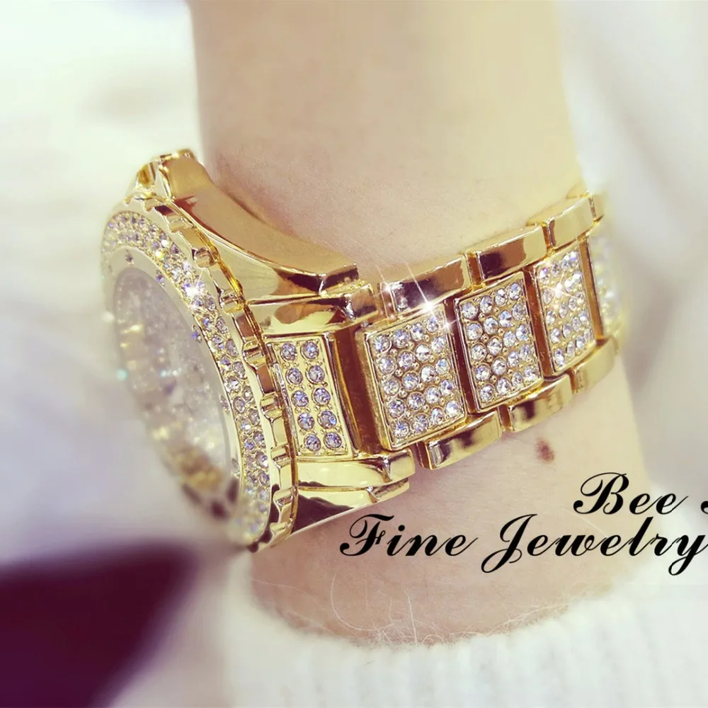 Часы наручные женские со стразами люксовые брендовые известные кварцевые для