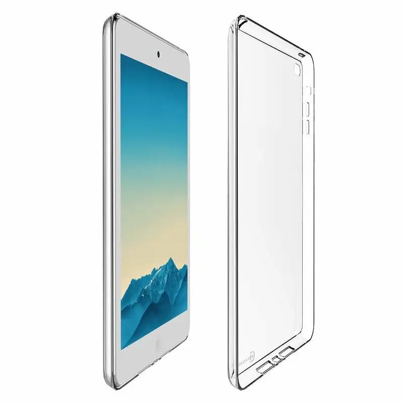 Для iPad 2 3 4 чехол 360 Полный Защитный Мягкий ТПУ для 9 7 &quotПрозрачный задний s Тонкий