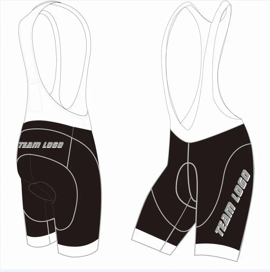 bib pants Индивидуальный дизайн, летняя одежда для велоспорта, короткий рукав и длинные Джерси, шорты с нагрудником для велоспорта, команды, шоссейные, байкерские, велосипедные спортивные комплекты - Цвет: bib pants