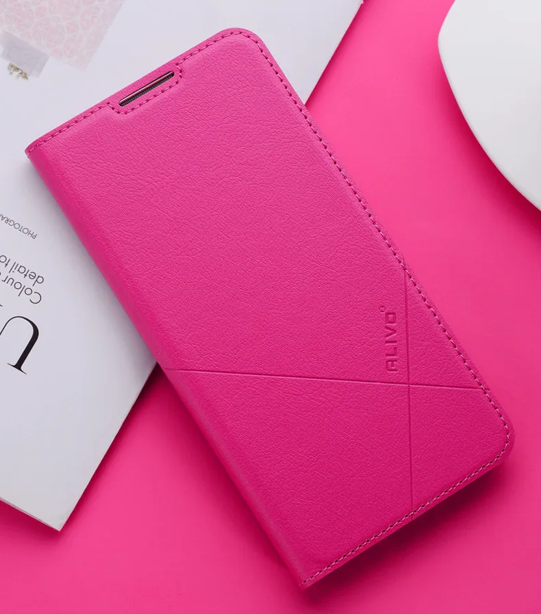 rose Huawei P smart чехол из искусственной кожи Бизнес серии Флип Чехол подставка чехол для huawei honor 10 lite#0918 с отслеживанием НЕТ - Цвет: rose