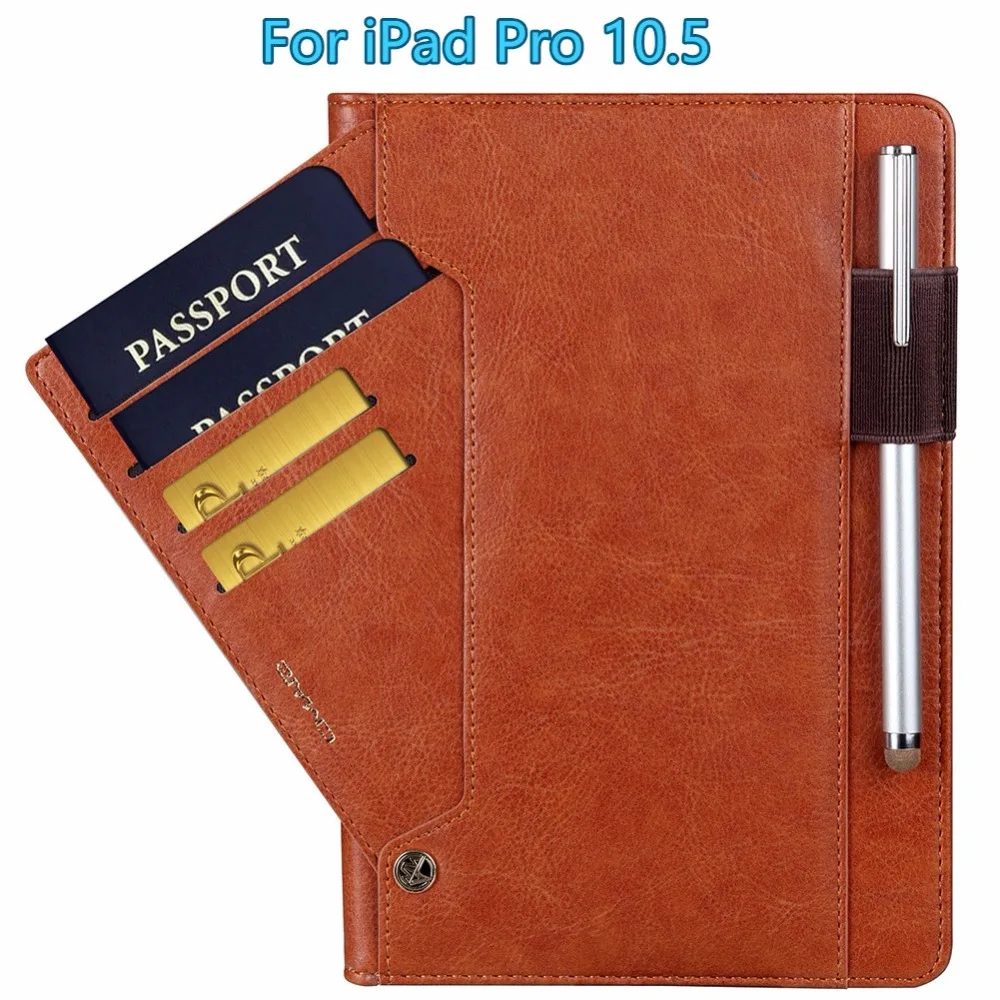Чехол для iPad Pro 10 5 Премиум чехол книжка из искусственной кожи с функцией
