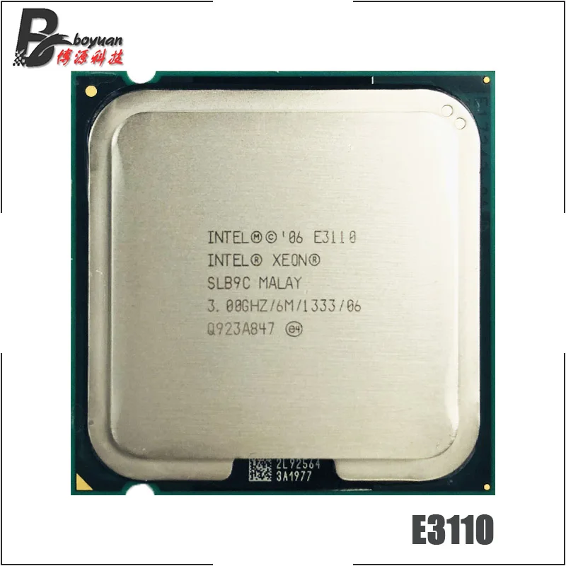 Двухъядерный процессор Intel Xeon E3110 3 0 ГГц 1333 L2 = 6 Мб 65 Вт LGA 775 | Компьютеры и офис
