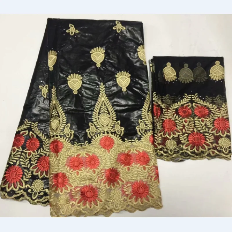 bazin brode getzner patchwork net lace jacquard fabric with stones 5+2yds tulle scarf basin riche african for dress | Дом и сад